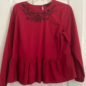 Lane Bryant Burgundy top.